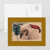 Vintage französische Postkarte (Vorne/Hinten)