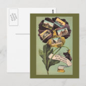 Vintage französische Postkarte (Vorne/Hinten)