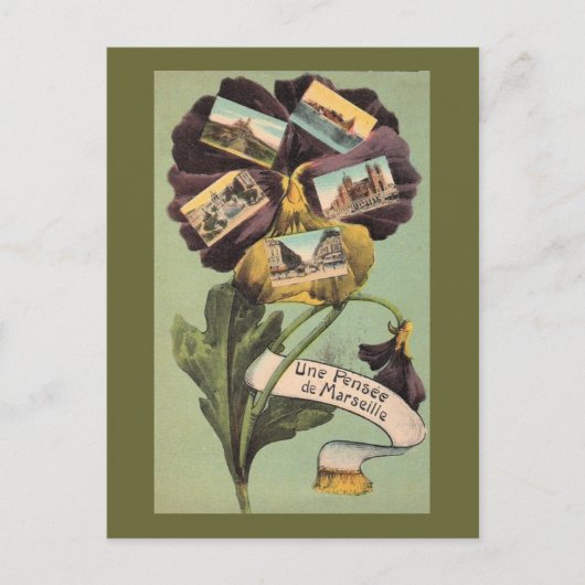 Vintage französische Postkarte (Vorderseite)