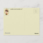 Vintage französische Postkarte (Rückseite)