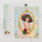Vintage französische Postkarte (Vorne/Hinten)
