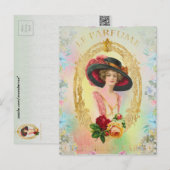 Vintage französische Postkarte (Vorne/Hinten)