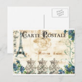 Vintage französische Postkarte (Vorne/Hinten)