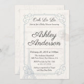 Vintage französische Postkarte Kinderdusche Einlad (Vorne/Hinten)