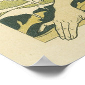 Vintage französische Postkarten - Meerjungfrau Poster (Ecke)