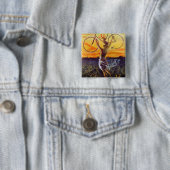 Vintage französische Radkunst Button (Beispiel)