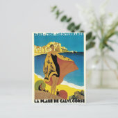 Vintage französische Reise Postkarte (Stehend Vorderseite)