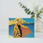 Vintage französische Reise Postkarte (Stehend Vorderseite)