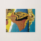 Vintage französische Reise Puzzle (Horizontal)