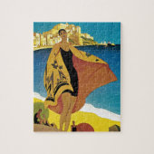 Vintage französische Reise Puzzle (Vertikal)