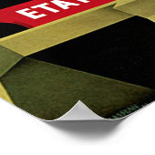 Vintage französische Reisewerbung Poster (Ecke)