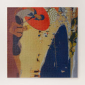 Vintage französische Reisewerbung Puzzle (Horizontal)