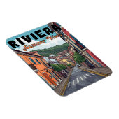vintage, Französische Riviera Magnet (Rechte Seite)