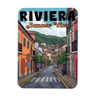 vintage, Französische Riviera Magnet