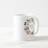 Vintage französische Rose Bridesmaid Hochzeitsgese Kaffeetasse (VorderseiteRechts)