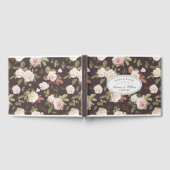 Vintage französische Rose Hochzeitsbuch Gästebuch (Voll)