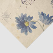 Vintage französische Rose Lady Bee Blume Postale Seidenpapier (Ausschnitt)