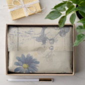 Vintage französische Rose Lady Bee Blume Postale Seidenpapier (Geschenk)