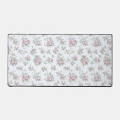 Vintage französische Rose und Streifen Schreibtischunterlage (Vorderseite)