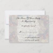 Vintage französische Rsvp-Karten RSVP Karte (Rückseite)