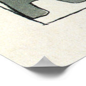 Vintage französische Sängerin Eugénie Buffet Poster (Ecke)