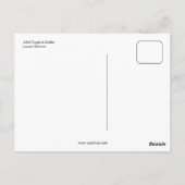 Vintage französische Sängerin Eugénie Buffet Postkarte (Rückseite)