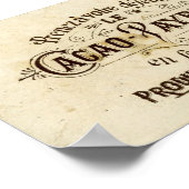 Vintage französische Schokolade Poster (Ecke)