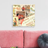 Vintage französische Schokoladenwerbung Leinwanddruck (Insitu (Wohnzimmer))