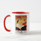 Vintage französische Schokoladenwerbung Tasse (Links)