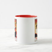 Vintage französische Schokoladenwerbung Tasse (Zentrum)