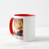 Vintage französische Schokoladenwerbung Tasse (Vorderseite Links)