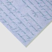 Vintage französische Schrift Seidenpapier (Ausschnitt)