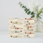 Vintage französische Schwimmer Postkarte (Stehend Vorderseite)