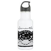 Vintage französische Spitzenleistung Edelstahlflasche (Vorderseite)