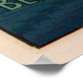 Vintage französische Spontanwerbung Poster (Ecke)