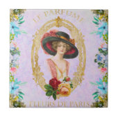 Vintage französische Taille Fliese (Vorderseite)