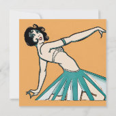 Vintage Französische Tänzerkarten (Rückseite)