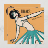 Vintage französische Tanzkarten (Vorne/Hinten)