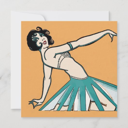 Vintage französische Tanzkarten (Rückseite)