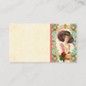 Vintage französische Visitenkarte (Vorderseite)