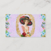 Vintage französische Visitenkarte (Rückseite)