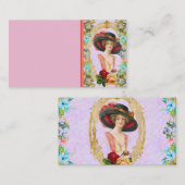 Vintage französische Visitenkarte (Vorne/Hinten)