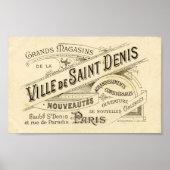 Vintage französische Werbung 2 Poster (Vorne)