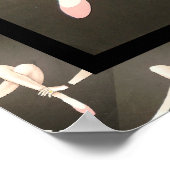 Vintage französische Werbung, Bally-Schuhe Poster (Ecke)