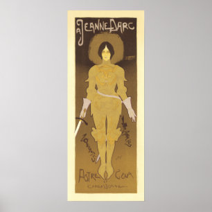 Vintage französische Werbung Jeanne Darc Poster