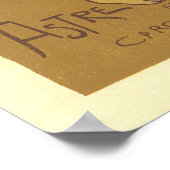 Vintage französische Werbung Jeanne Darc Poster (Ecke)