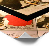 Vintage französische Werbung, Lait Pur Poster (Ecke)