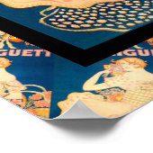 Vintage französische Werbung, Mistinguett Poster (Ecke)