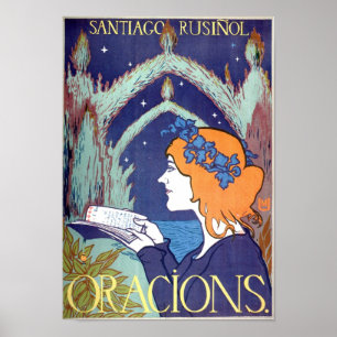 Vintage französische Werbung Utrillo Miquel Poster