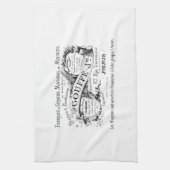 Vintage französische Werbungstypographie Handtuch (Vertikal)